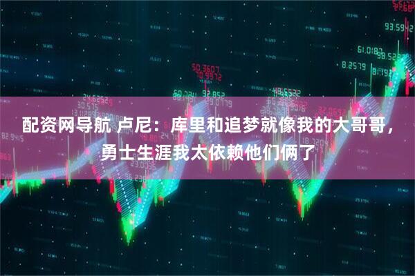 配资网导航 卢尼：库里和追梦就像我的大哥哥，勇士生涯我太依赖他们俩了